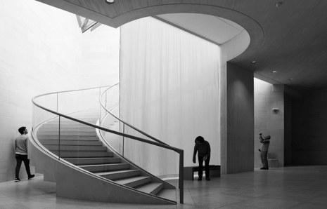 Staircase in the Mudam (Musée d’Art Moderne Grand-Duc Jean)
