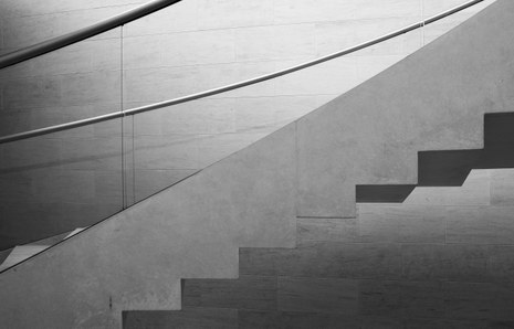 Detail der Treppe, Ieoh Ming Pei | Luxemburg